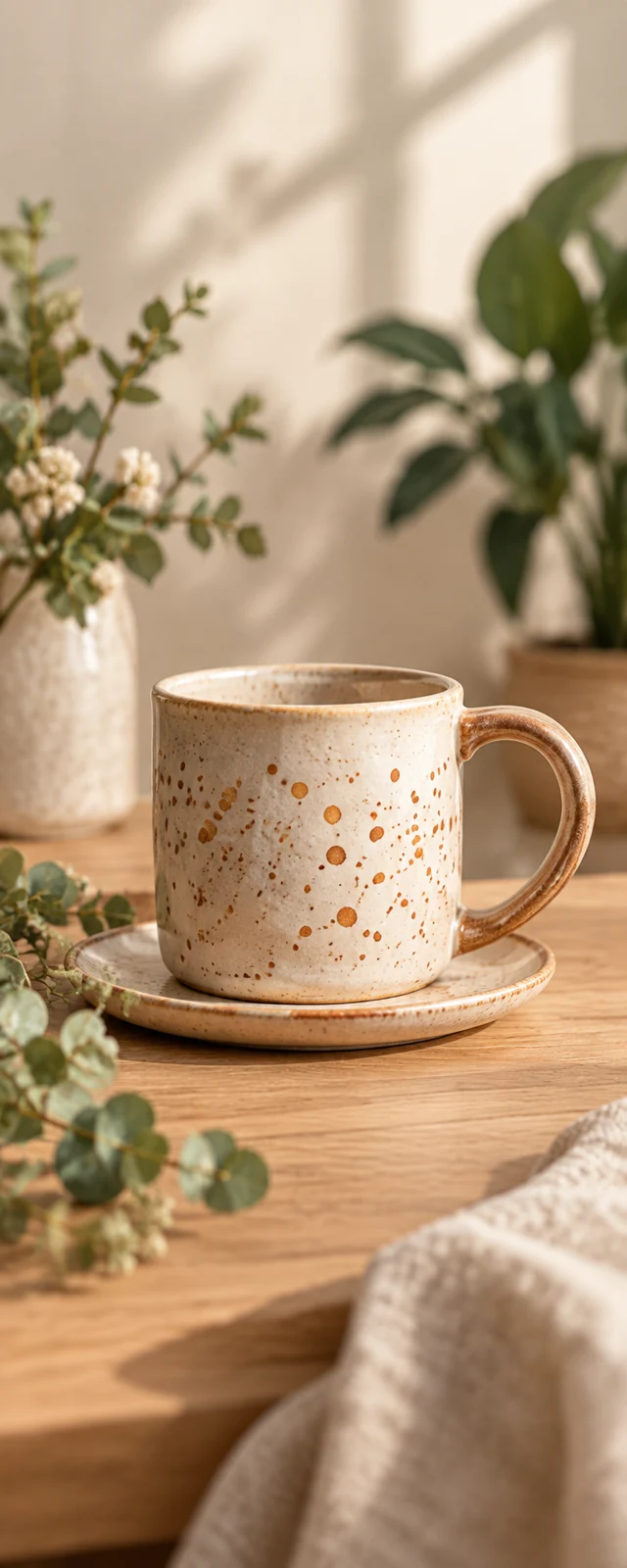 Handmade mug from the Warm Ceramics collection